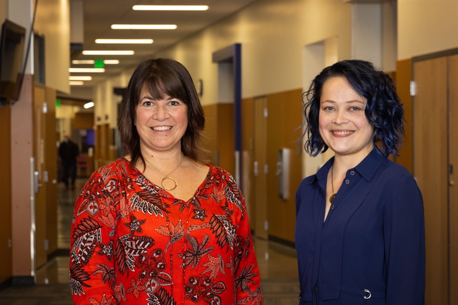 Meredith McIlmoyle and Diana Farnsworth